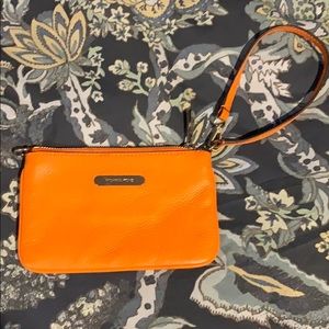 Beautiful Orange Michael Kors Wristlet